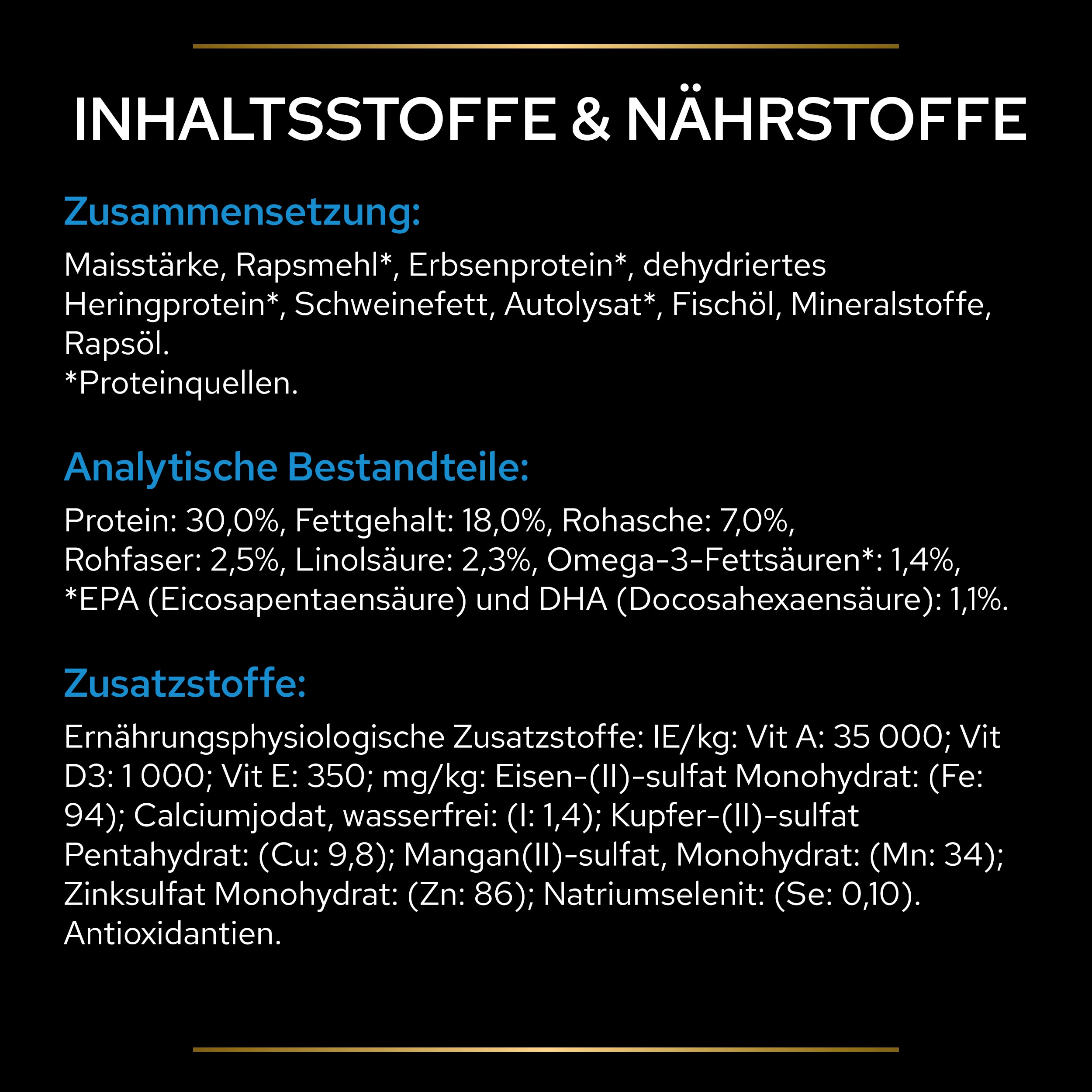 PUPPVDDDPPVDR22NutL1LES_1665113662339 Inhaltsstoffe & Nährstoffe von DRM Dermatosis