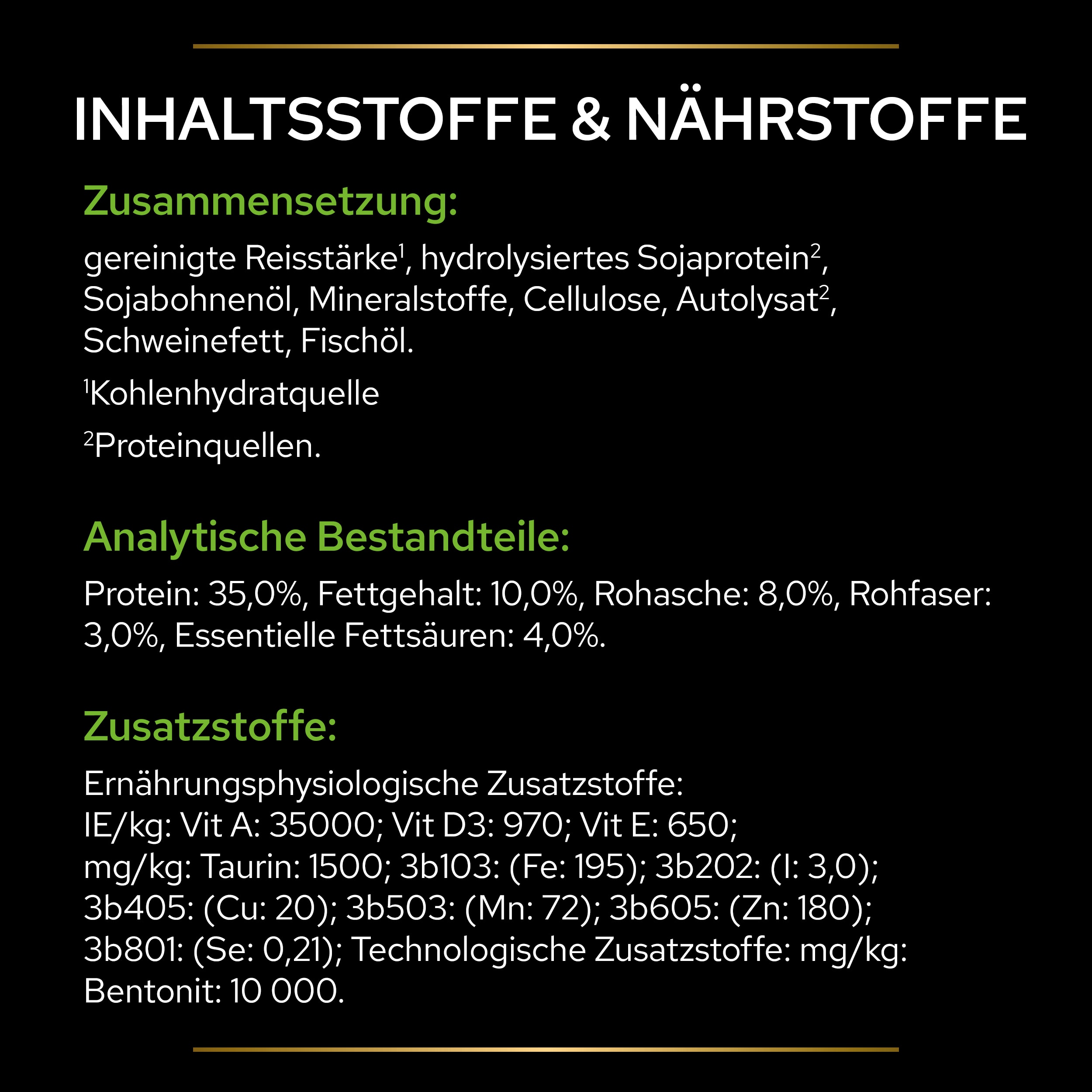 PUPPVDDCPPVHA22NutL1LES_1665124135333 Inhaltsstoffe & Nährstoffe von HA Hypoallergenic