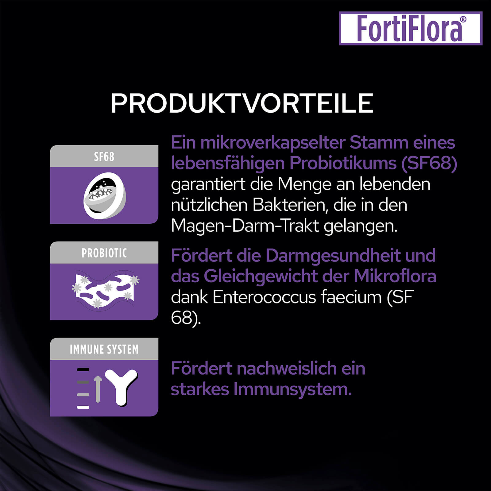 FortiFlora Ergänzungsfuttermittel für Katzen zur Unterstützung der Darmgesundheit, 30 x 1g FortiFlora Katzen Nahrungsergänzungsmittel - 30x1g - Produktvorteile