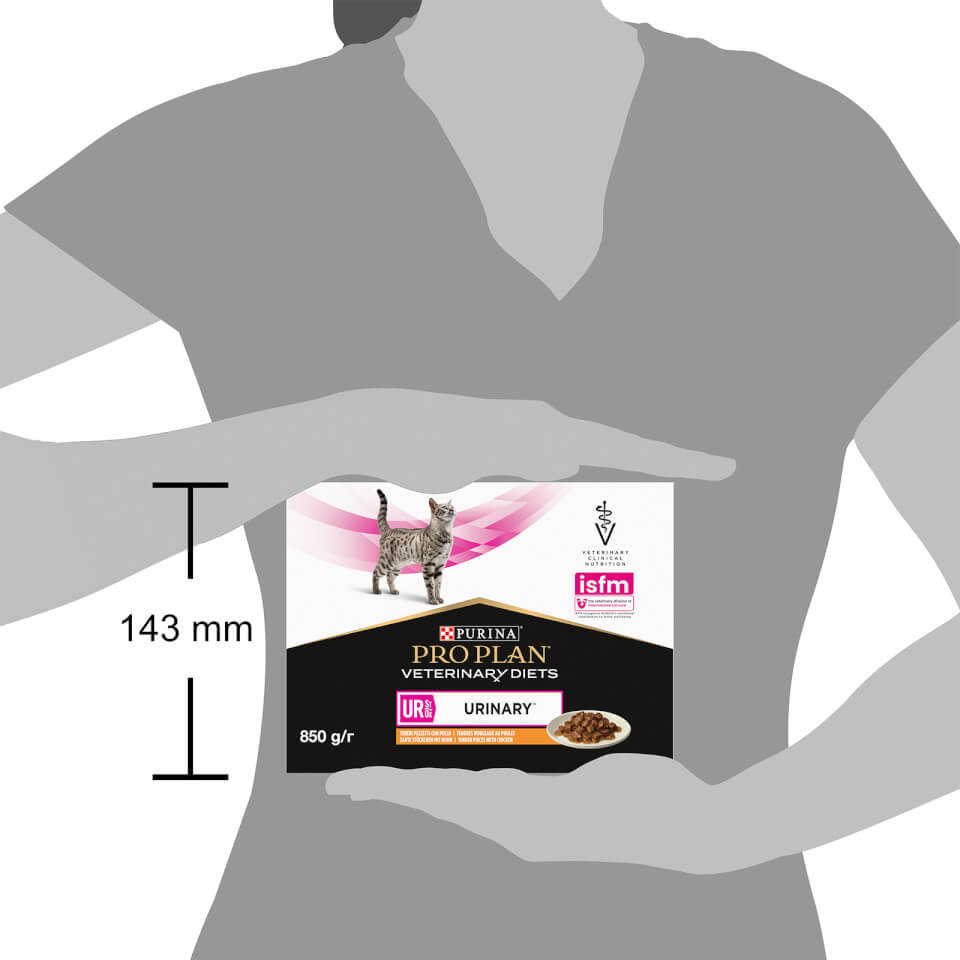 12937636-1385086122120468 UR Urinary Katzenfutter - Huhn 10 x 85g - Größenvergleich
