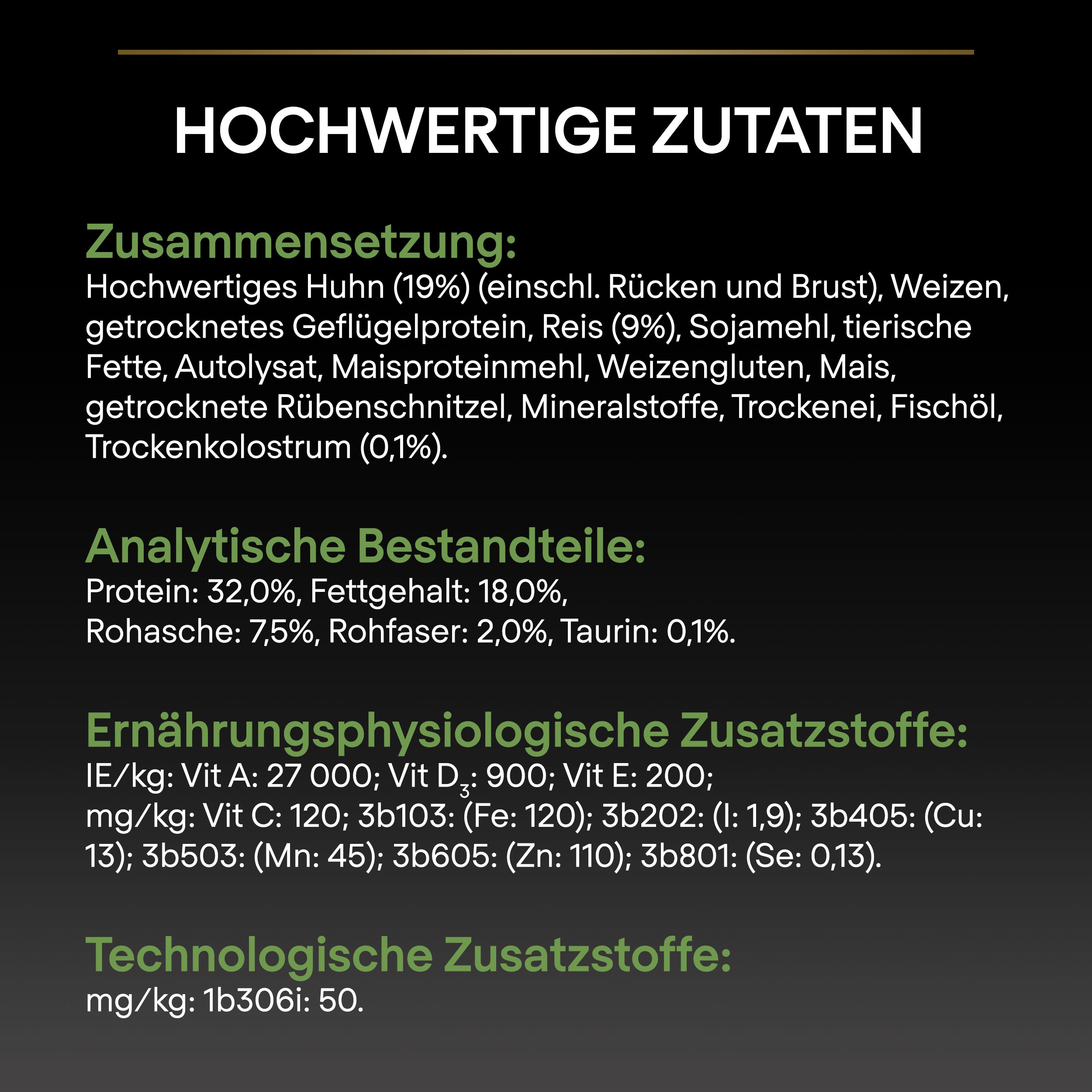 PU_Ingredients_ Healthy Start_M2_PUPPY LARGE ATHLETIC CHICKEN_221205_1 Hochwertige Zutaten von unserem Trockenfutter Large Athletic Healthy Start"