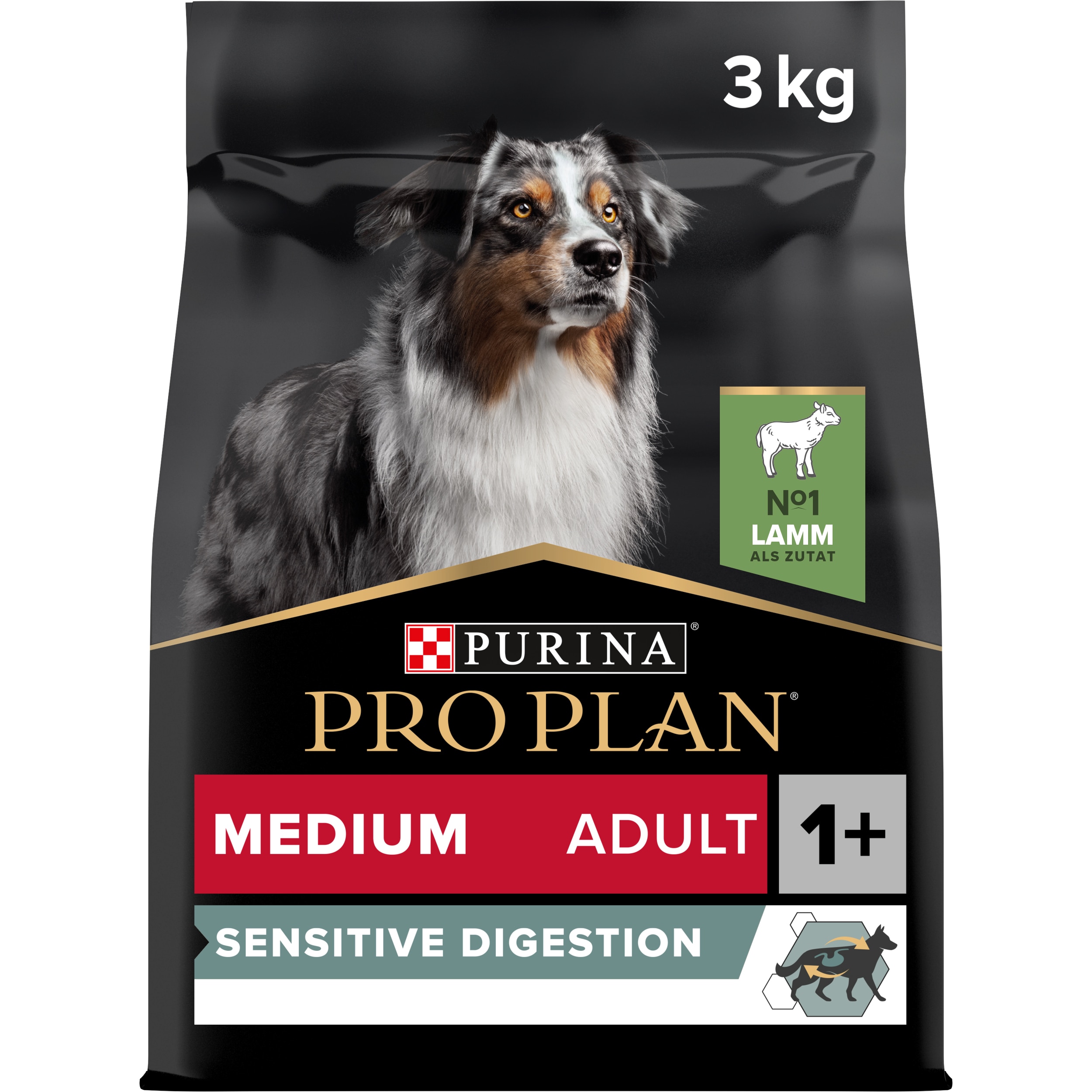 B01MU1DIX5.main Medium Sensitive Digestion Hunde-Trockenfutter - Packungsansicht