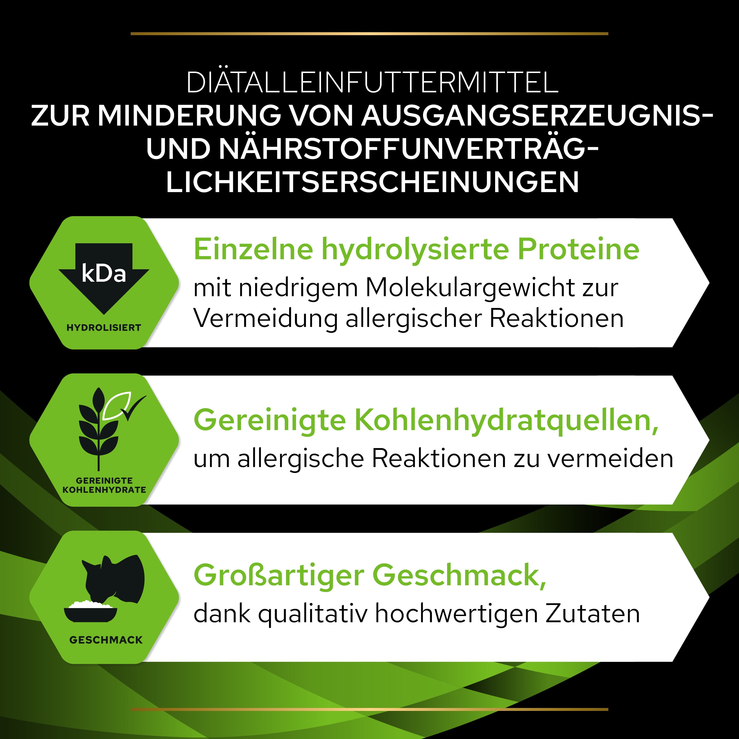 HA Hypoallergenic, Diätfuttermittel trocken für Katzen mit Futtermittelunverträglichkeit, 325g HA Hypoallergenic - Vorteile