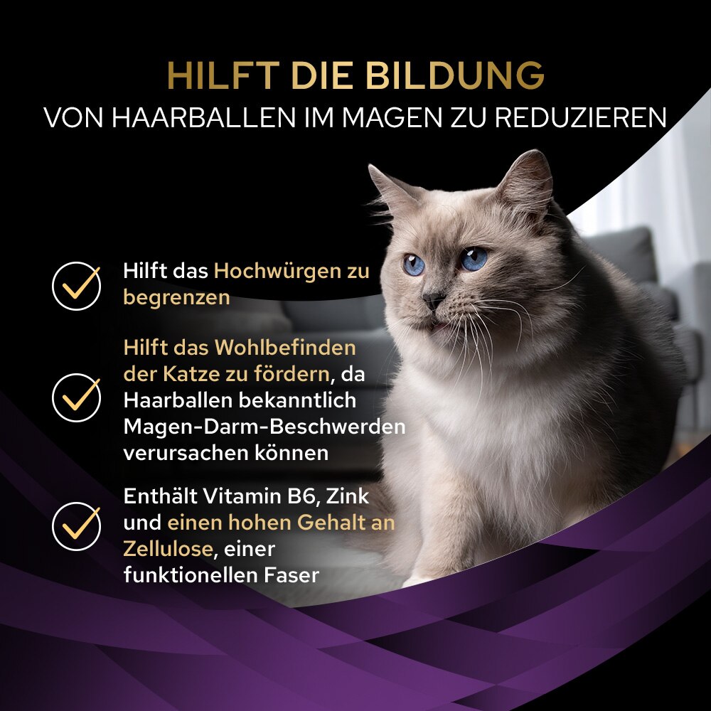 Hairball Care®, Ergänzungsfuttermittel für Katzen, 7x35g