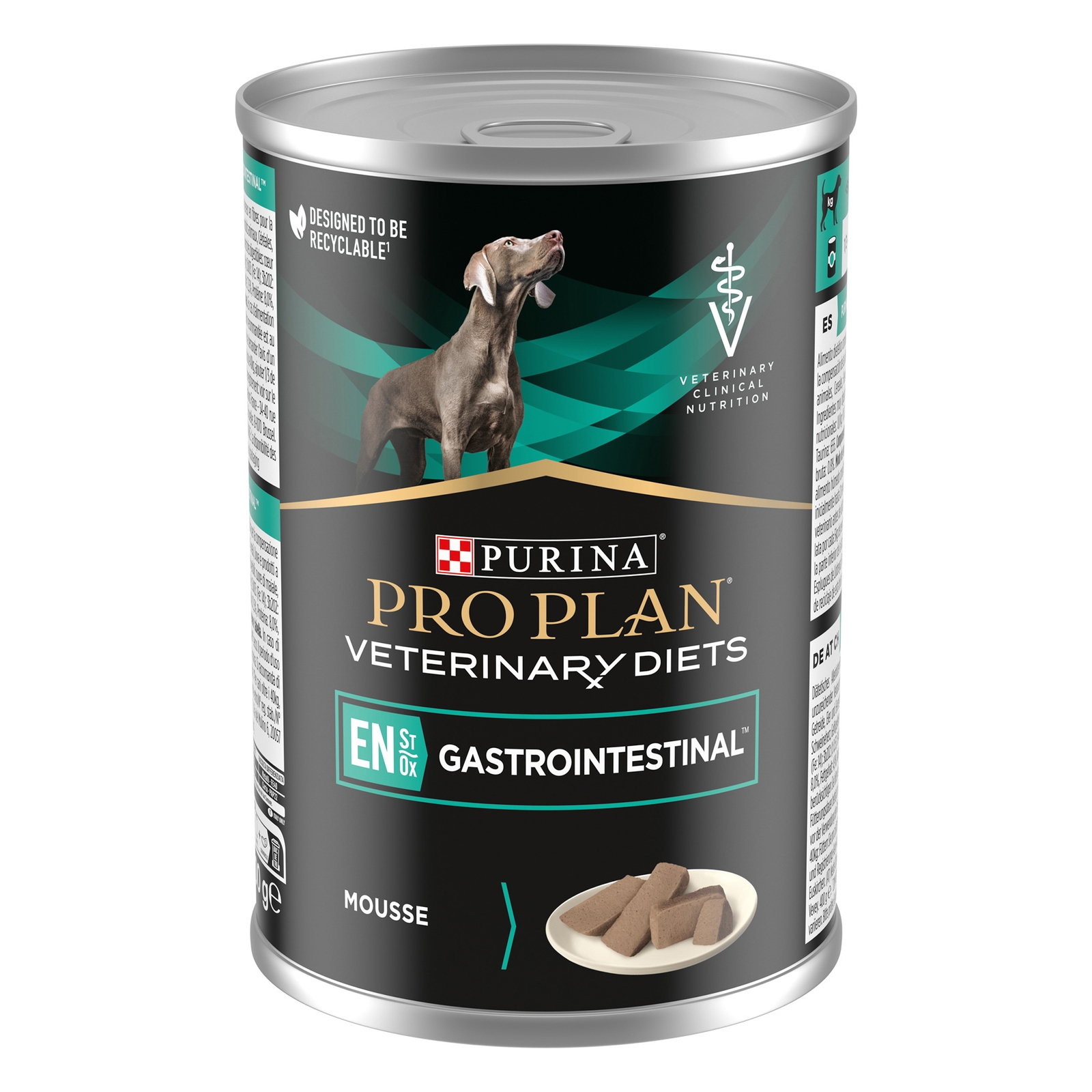  EN Gastrointestinal, Diätfuttermittel nass für Hunde zur Unterstützung des Magen-Darm-Traktes, 12 x 400 g