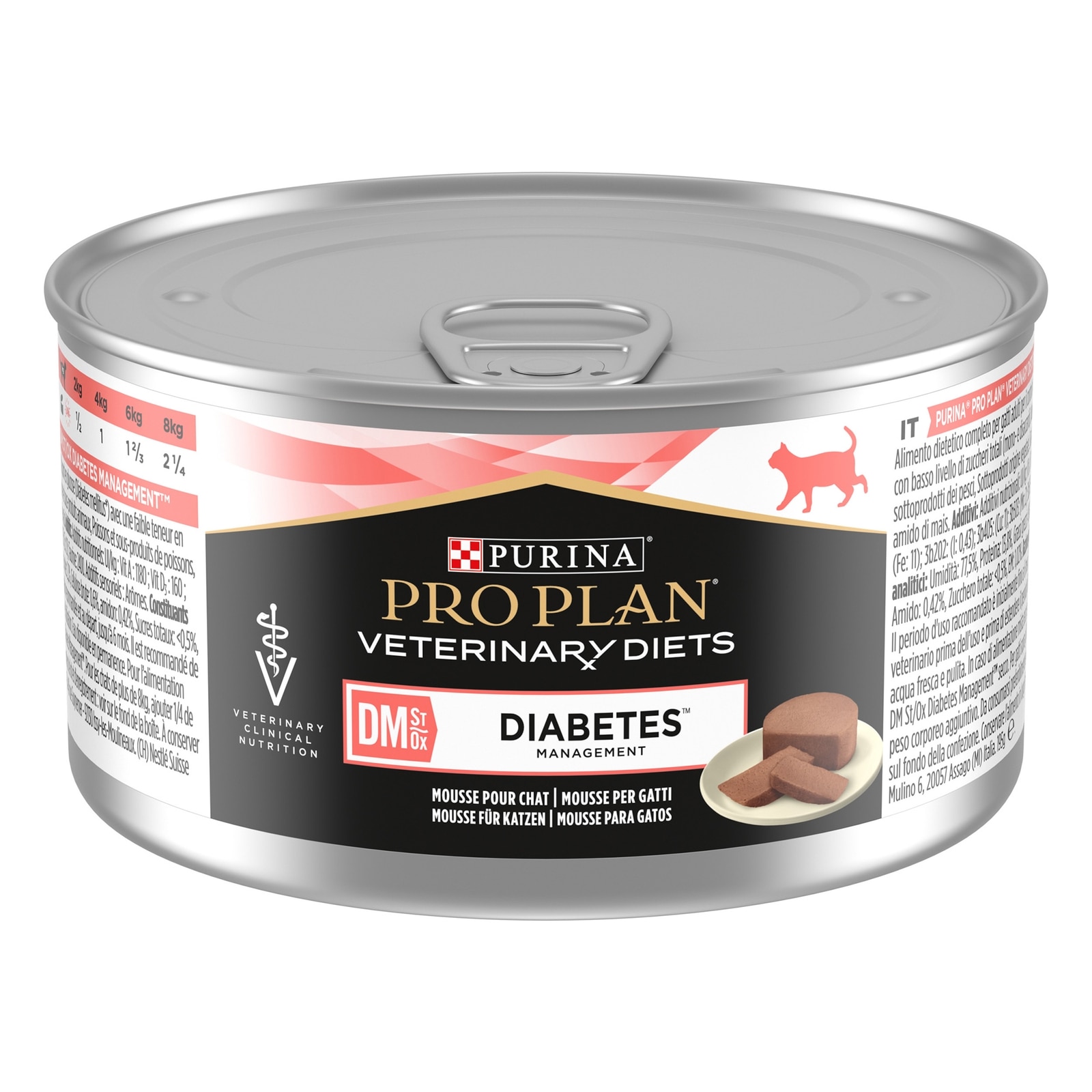 DM Diabetes Management, Diätfuttermittel für Katzen, Mousse 24 x 195g DM Diabetes Management Diätfuttermittel - 24 x 195g - Einzeldose
