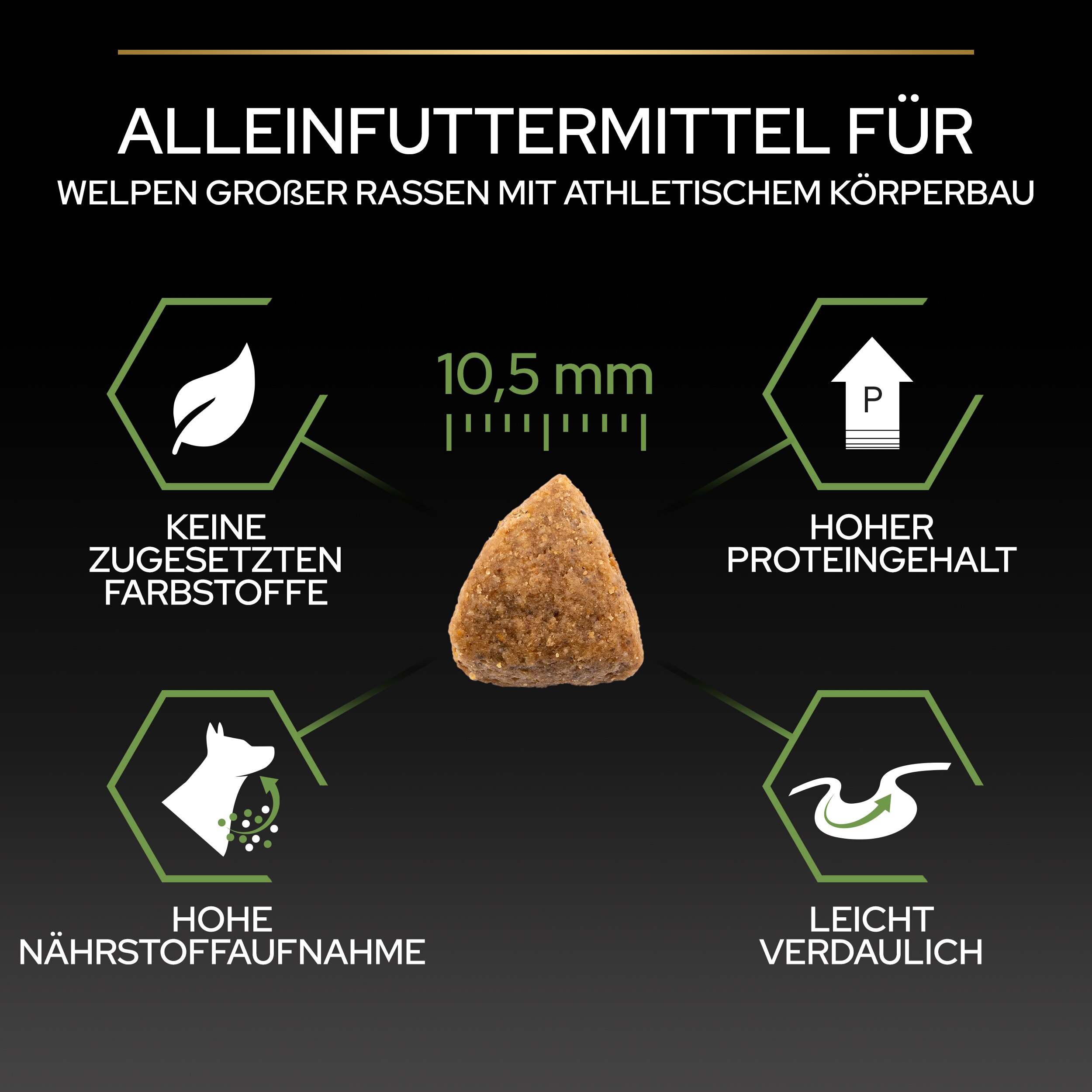 PU_Kibble_HS_PupLargeAthChick_DE_20221205_01 (3) Krokettengröße von ca. 10,5mm