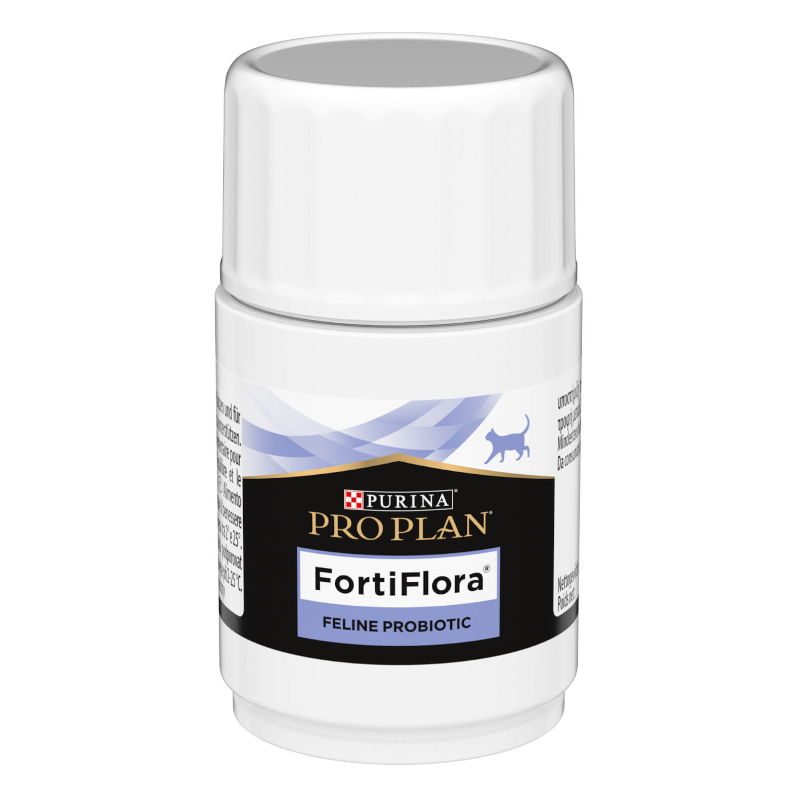 FortiFlora Chews, Ergänzungsfuttermittel für Katzen zur Unterstützung der Darmgesundheit, 30 Kautabletten FortiFlora Katzen Nahrungsergänzungsmittel - Kauwürfel - Packung