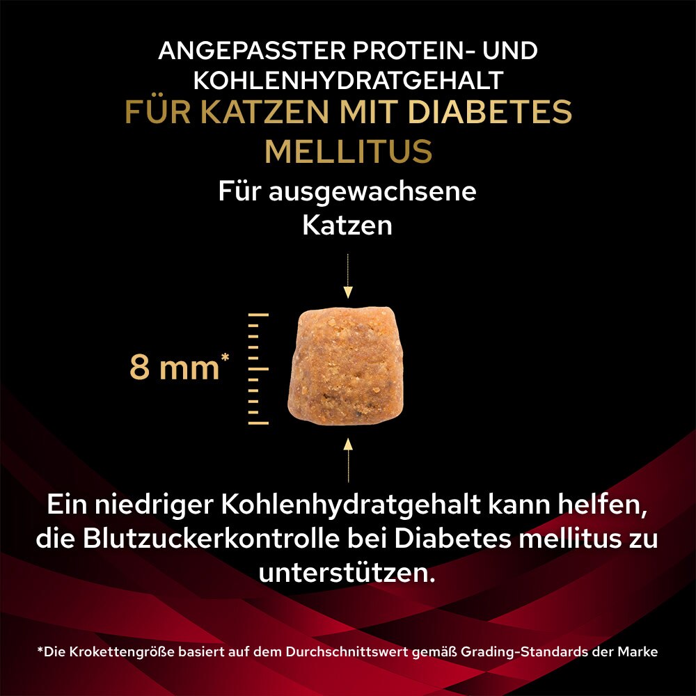 DM Diabetes Management, Diätfuttermittel trocken für Katzen, 1,5kg
