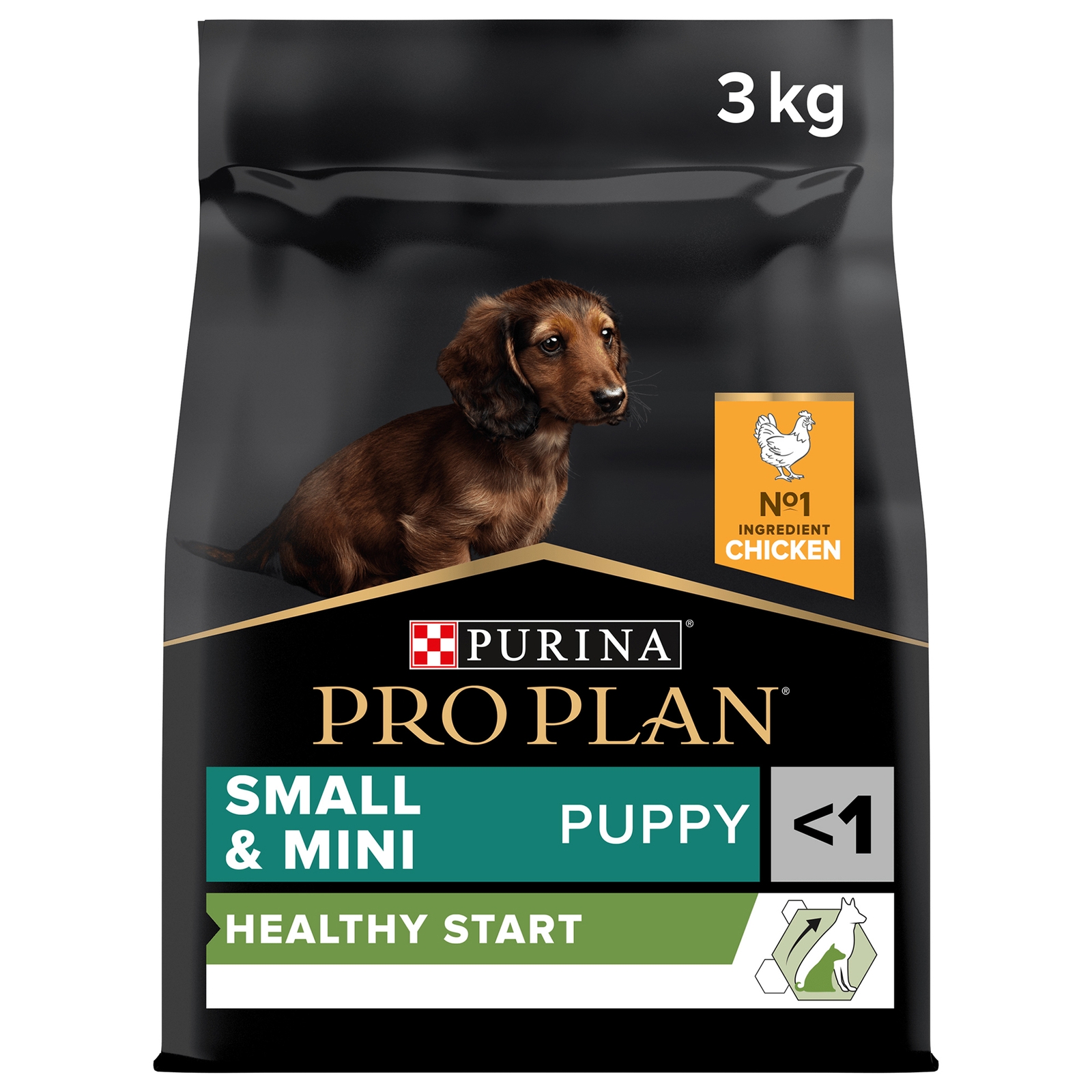 Puppy Healthy Start, Trockenfutter für Welpen, kleine Hunde, reich an Huhn 3kg