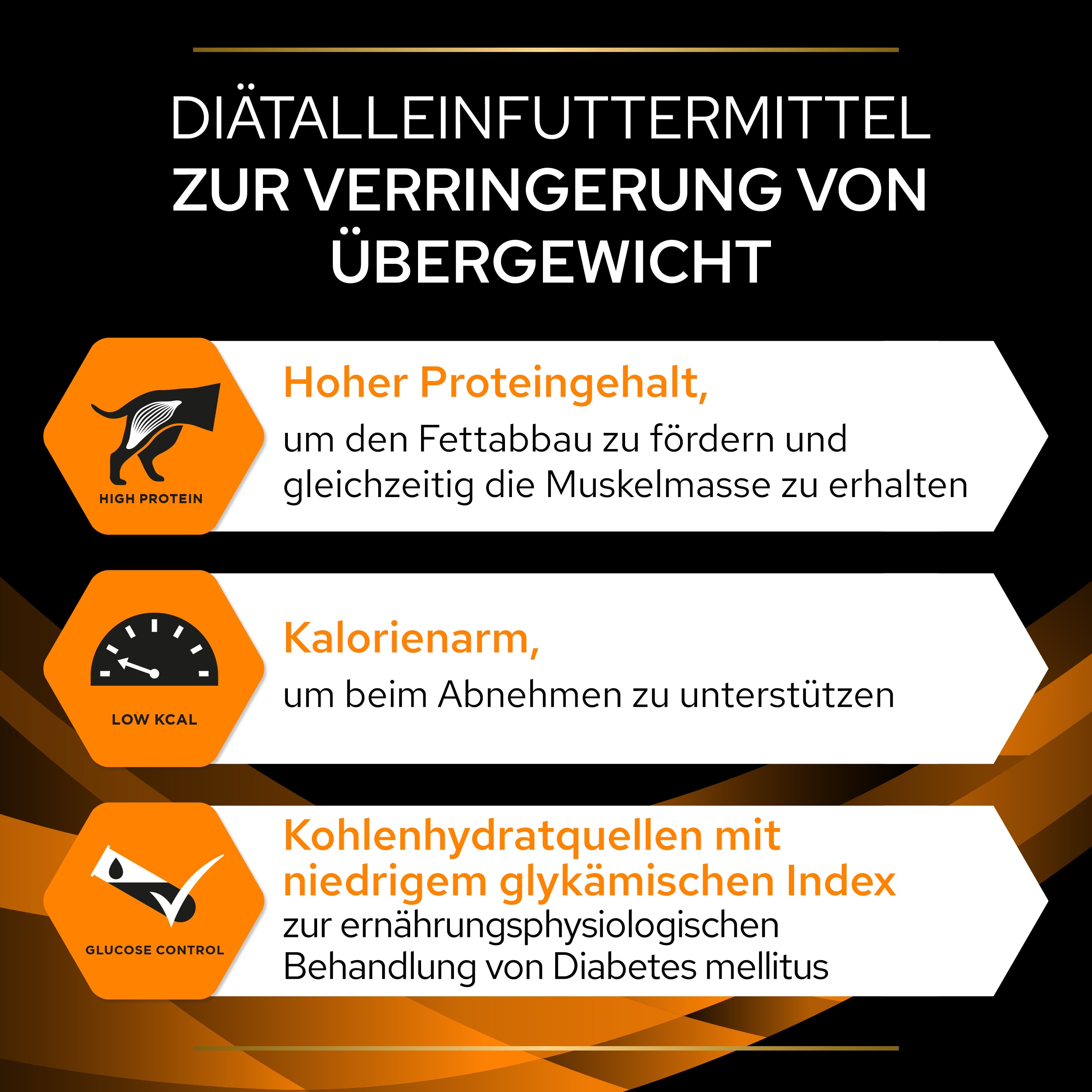 OM Obesity Management, Diätfuttermittel Hund für Gewichtsmanagement, Mousse 12x400g OM Obesity Management - Haupteigenschaften