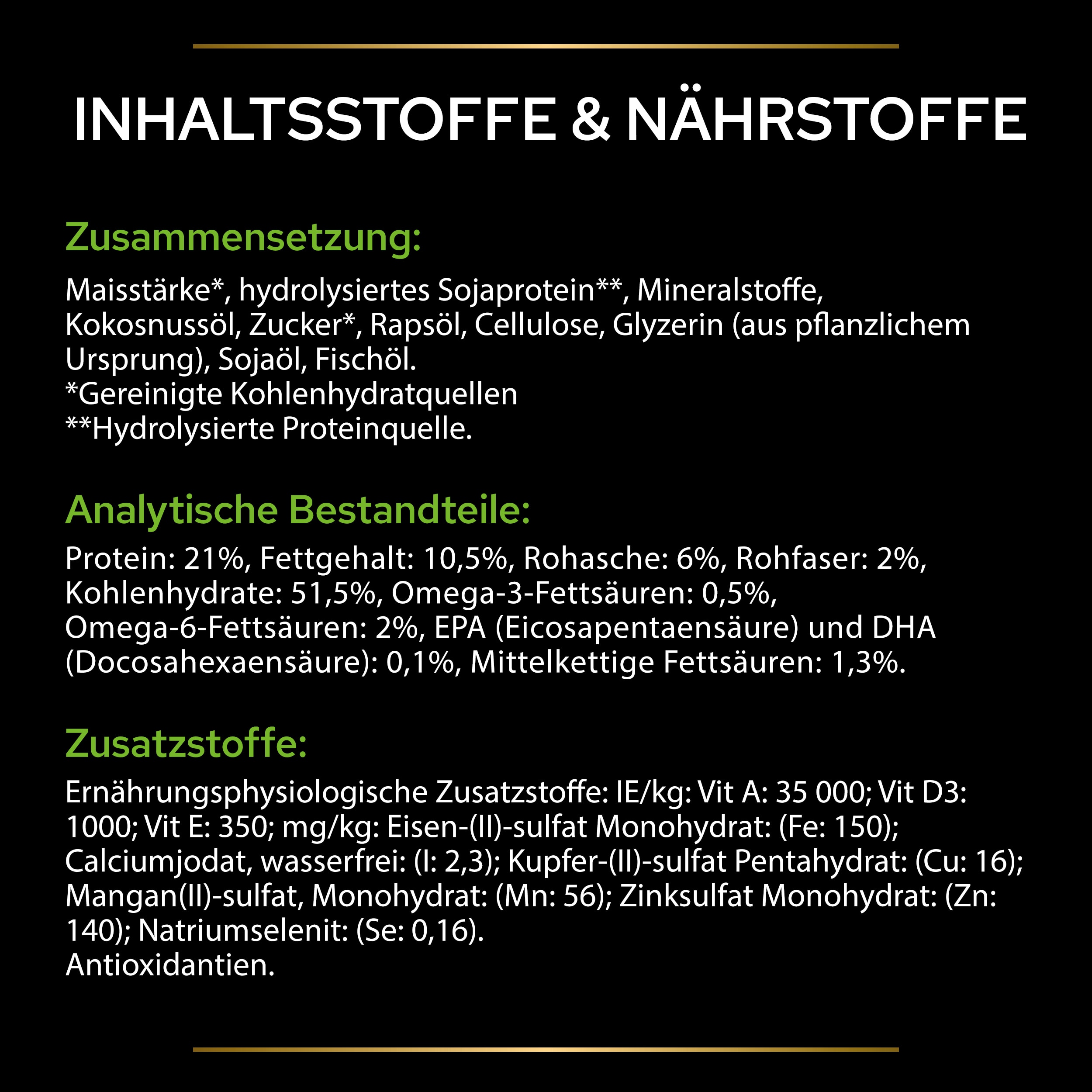 PUPPVDDDPPVHA22NutL1LES_1665113662339 Inhaltsstoffe & Nährstoffe von HA Hypoallergenic trocken