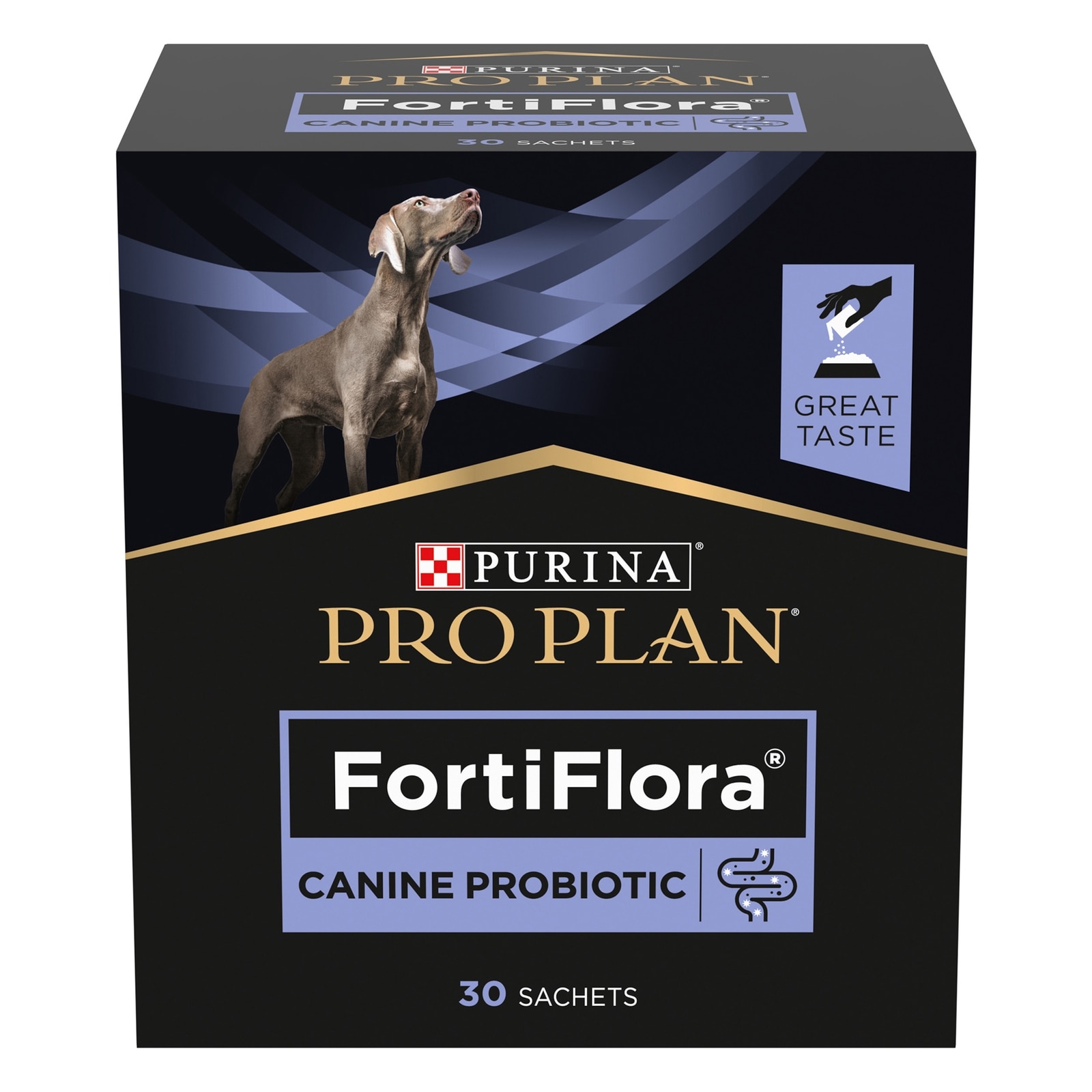 12937625-1645160521476839 FortiFlora Ergänzungsfuttermittel Hund (Packungsansicht)