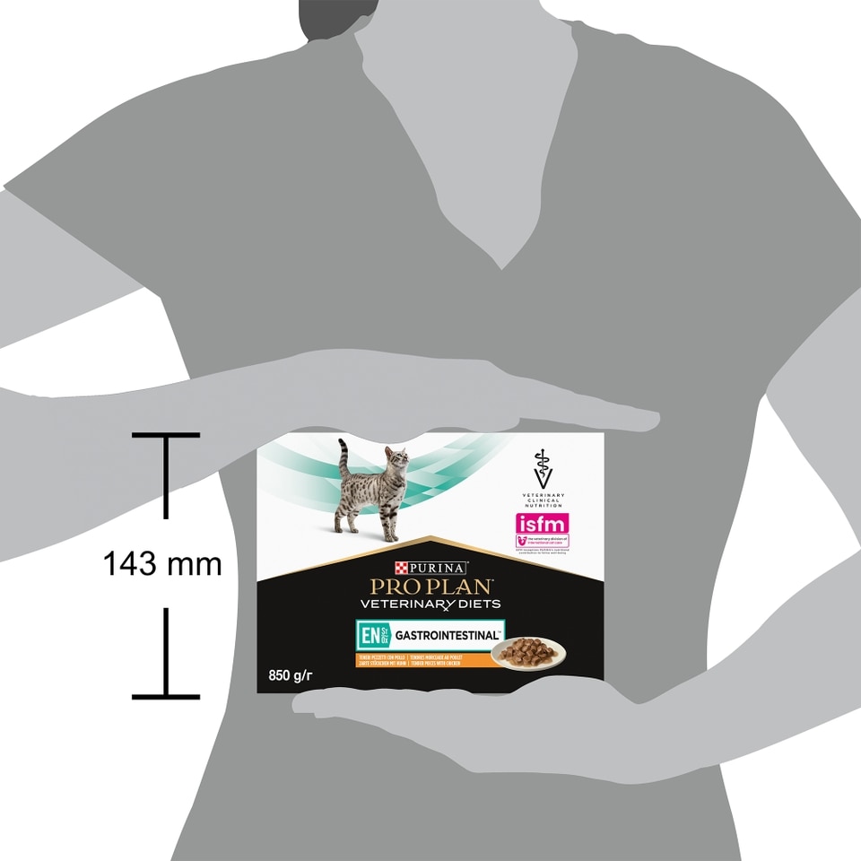 12937638-1915167041154503 EN Gastrointestinal Katze - 10 x 85g - Größenvergleich